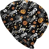 LAIPUTER Holiday Beanie Standard Closed Chemo Knitted Hats Baggy Slouchy Skull Cap Cancer Headwear for Women Men