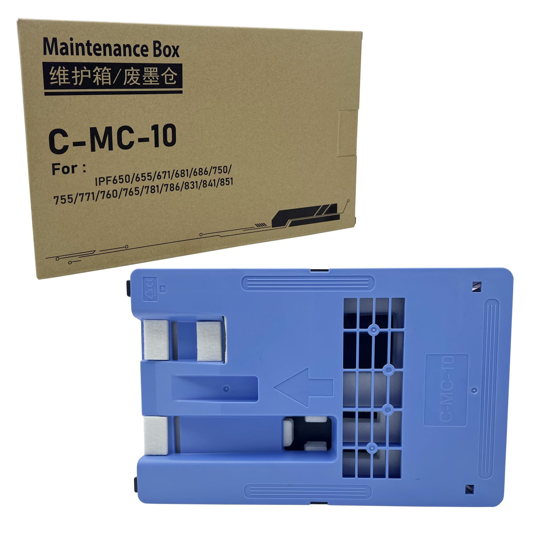 COCADEEX MC-10 Maintenance Cartridge Compatible with Canon imagePROGRAF iPF750 iPF755 iPF760 iPF765 iPF670 iPF680 iPF685 iPF770 iPF780 Printer (Maintenance Cartridge)