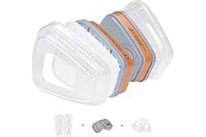AirGearPro F-500 Organic Gas Cartridge, Carbon Filters for Reusable Respirator Gas mask G-500/M-500/G-750, Anti Dust, Anti Gas for Chemical, Industrial, Painting, DIY, Sanding Work
