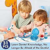 Lehoo Castle Dentist Doctor Kit for Kids Blue 3+ Educational Toy view 6
