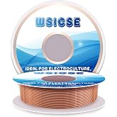 20 Gauge 100 FT 99.9% Soft Copper Wire, 0.8mm Diameter Craft Copper Wire for Gardening, Electroculture, Jewelry Making, Beading, DIY Artwork