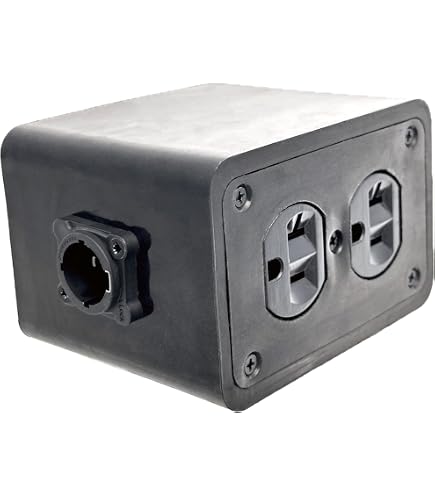 CBI Neutrik PowerCon Quad Box – 4 Outlet Drop Power Distribution Unit
