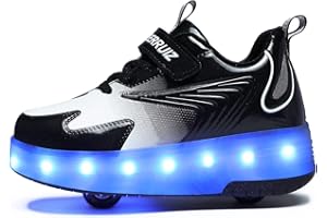 BFOEL Spider Roller Skates Light up Shoes with USB Chargable Led Sport Sneaker for Boys Girls Kids Birthday Thanksgiving Christmas Day Best Gift