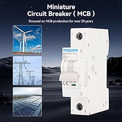 MOLLOM DC 1 Pole Miniature Circuit Breaker, 250V