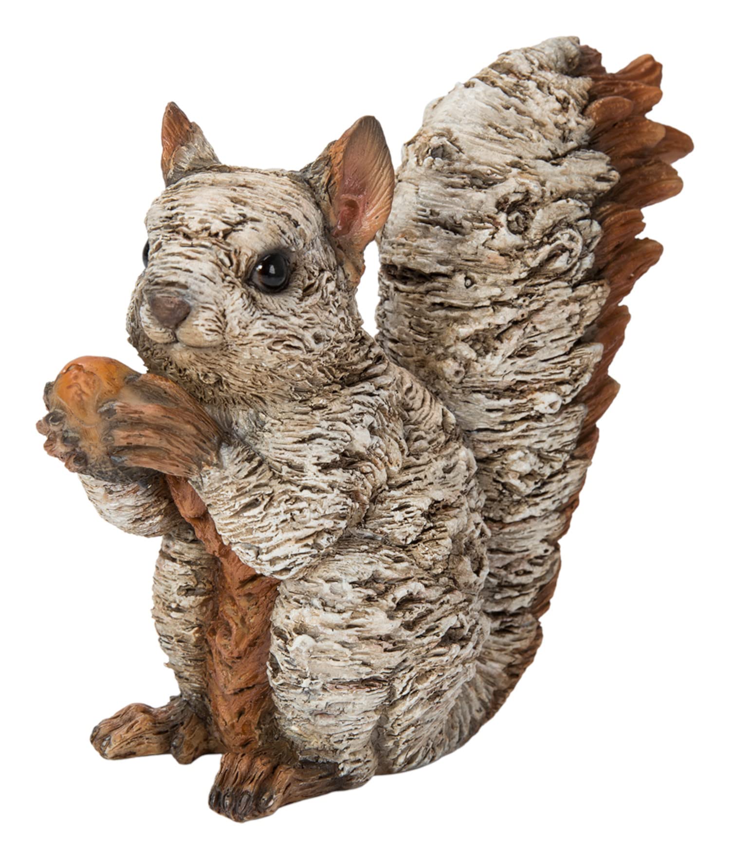 Vivid Arts - Silver Birch Baby Squirrel Garden Decoration, SB-RSQS-F, H: 12.4cm