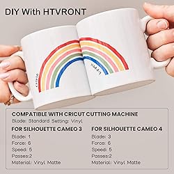 HTVRONT Black Permanent Vinyl - 12" x 14 FT Glossy