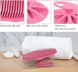 INNERNEED Soft Silicone Body Cleansing Brush Pink Exfoliating Massage view 4