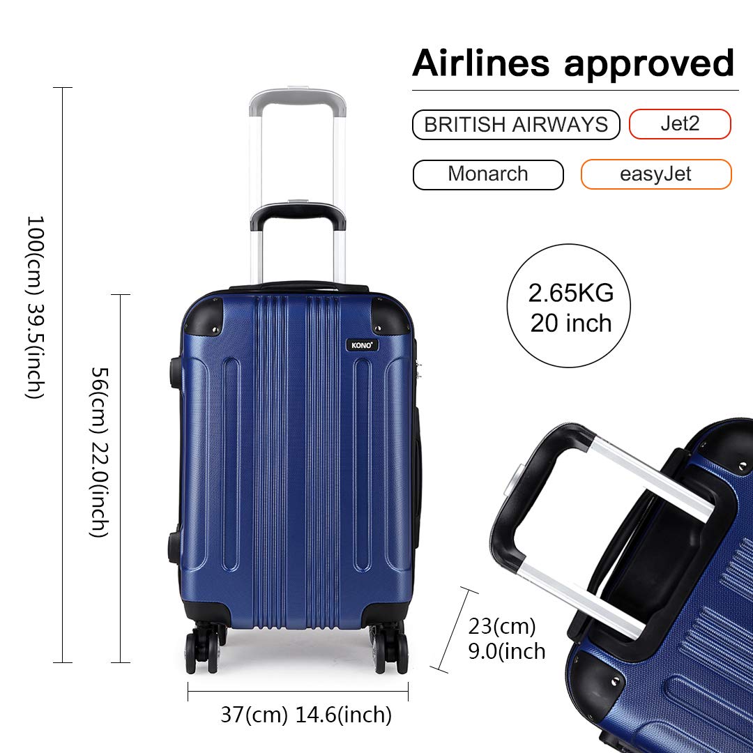 kono 20 inch suitcase