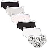 Calvin Klein Kids Girls' Soft Cotton Modal Hipster Underwear 6-Pack