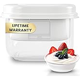 Ultimate Yogurt Strainer - Make Delicious, High Protein, Greek Yogurt - 70% Less Sugar & Lactose - Fine Mesh Nylon Greek Yogurt Maker - 100% BPA-Free & Dishwasher Safe with Large 2.3 Quart Capacity