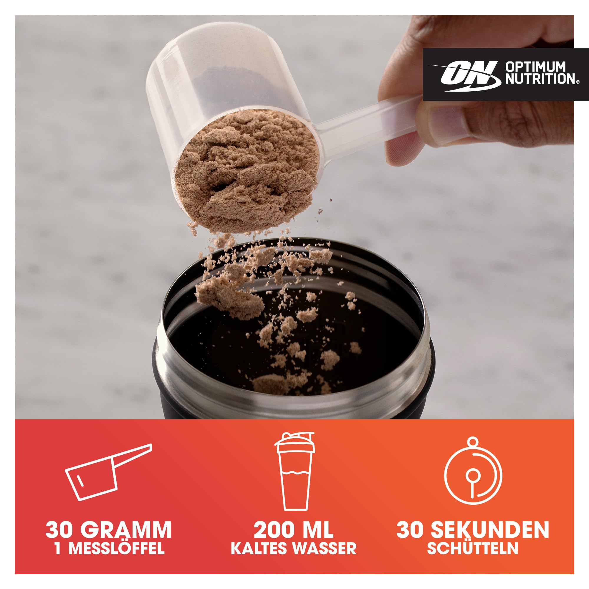 Optimum Nutrition Gold Standard 100% Whey, Proteinpulver, Geschmack Double Rich Chocolate, 899g, 29 Portionen, Verpackung Kann Variieren 4