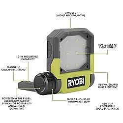 LED USB Lithium Flashlight Bundle with Ryobi