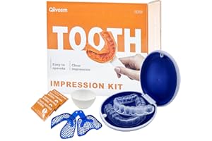 QIIVOSM Custom Night Guard for Bruxism/Grinding/TMJ at Night, Bite Mouth Guard for Teeth Clenching Nighttime, for Adults & Kids (One Guard)