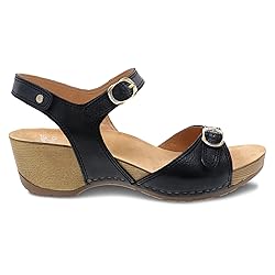 Dansko Women's Tricia Black Sandals 10.5-11 M US