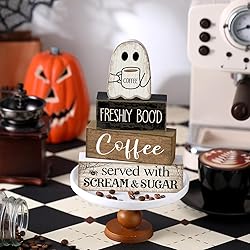 Lineshading 4 Pcs Halloween Table Decor Coffee