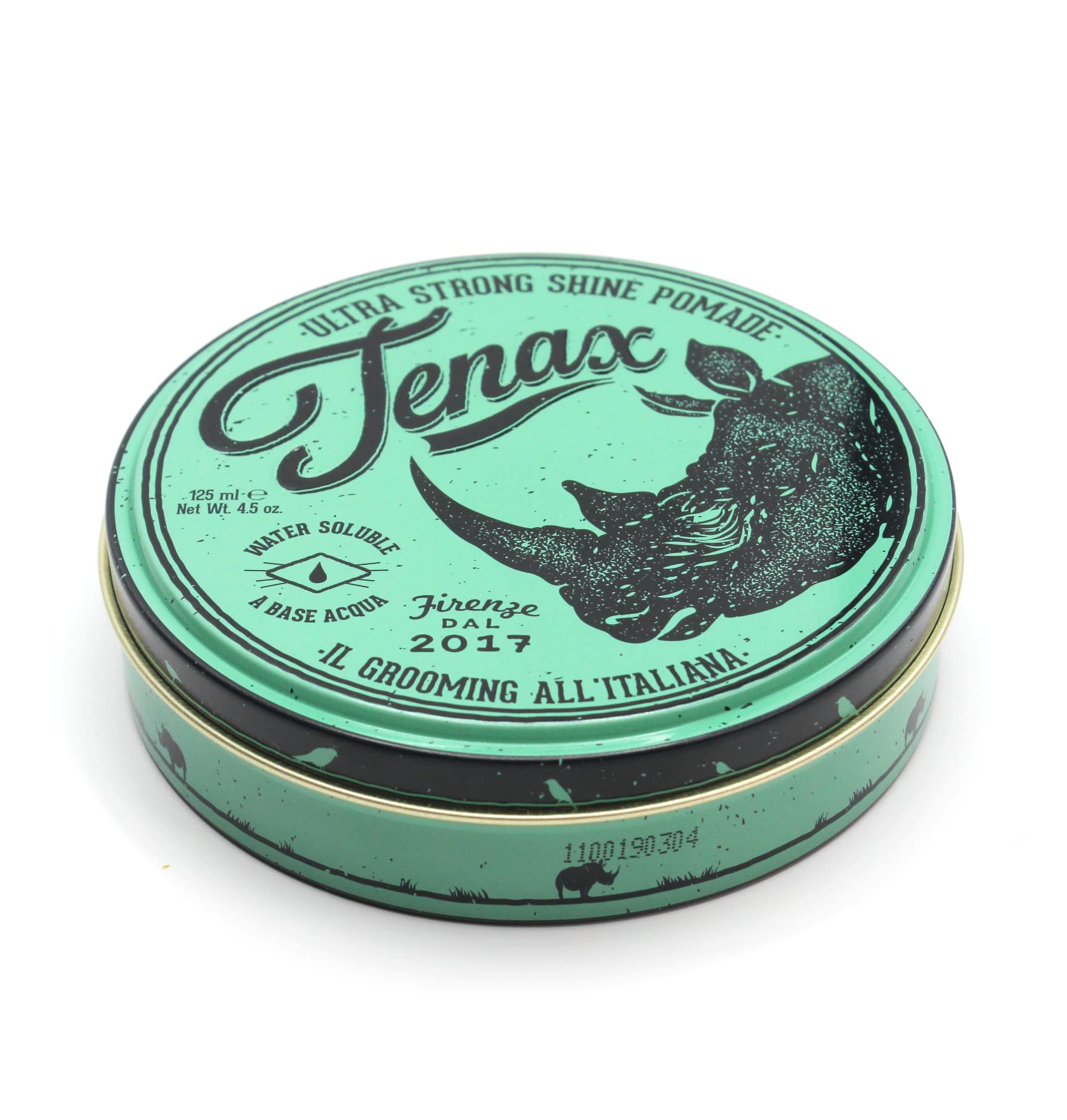 Tenax Ultra Strong Shine Pomade, 125ml, Pomade for Men with Extra Strong Hold and Shine, Water-Based Men's Hair Wax for a Solid, Frizz-Free Hairstyle, Suitable for all Hair Types