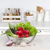 HaWare Colander Set of 3 Stainless Steel Colanders with Handles 16/22/28 cm view 6
