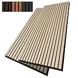 AMZDEPOT Wood Slat Wall Panel, 48'' x 24'' Wood