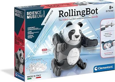 Clementoni Science Museum Rolling Bot Panda Kit Educational STEM Toy 8+