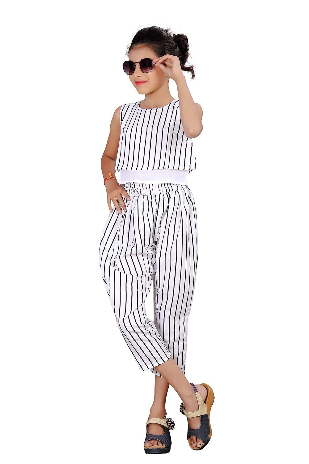 Anneca Fashion Girls White and Black 