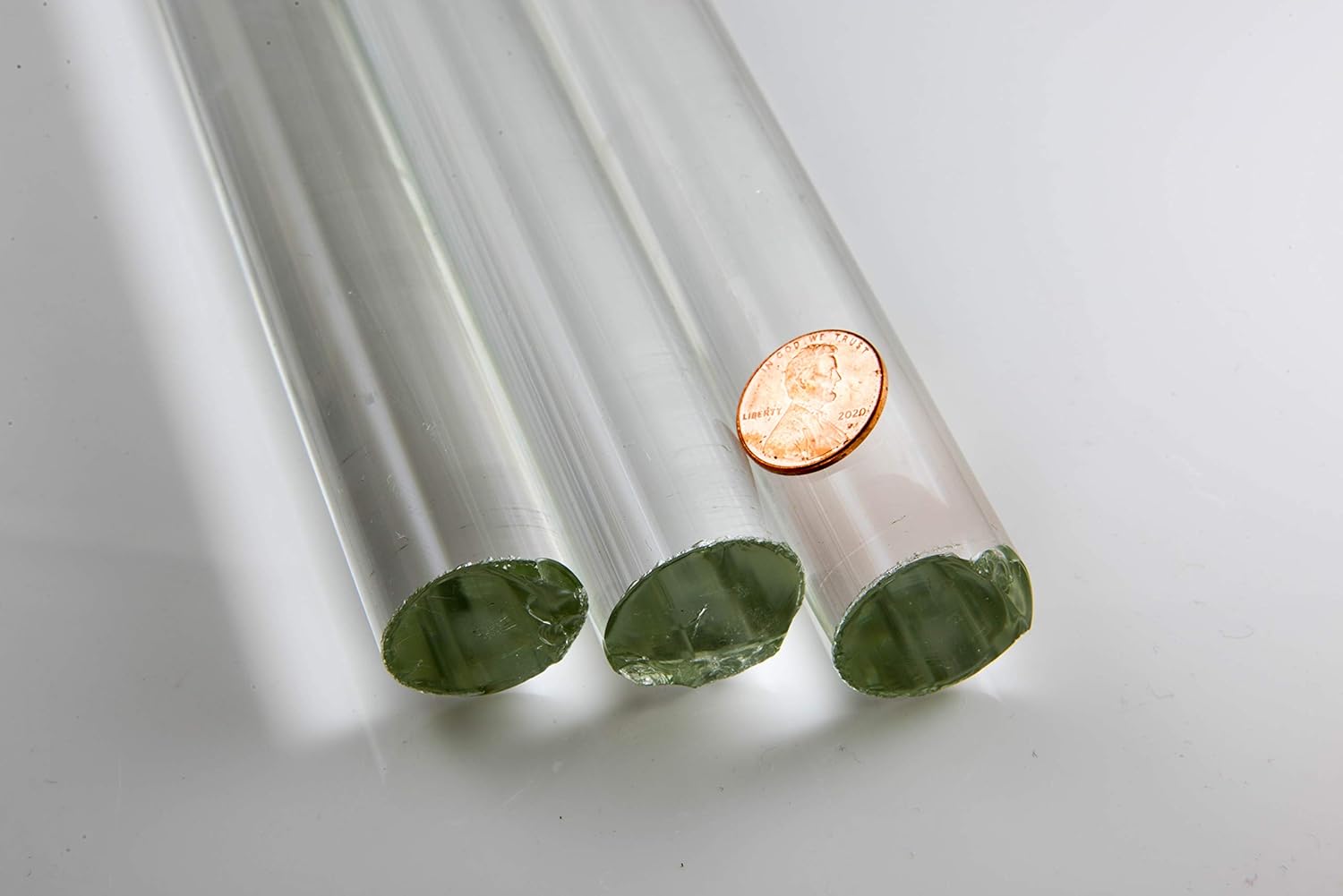 Devardi Glass Thick Boro Rods 3 Clear 24mm Glass Rods COE 33