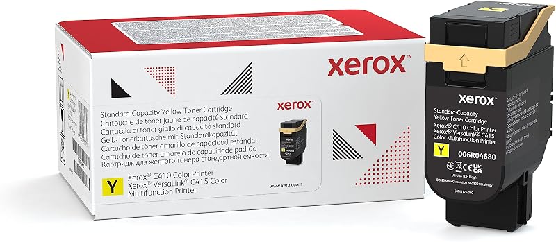 Xerox C410 C415 Yellow Toner 006R04680 Standard Capacity 2000 Pages