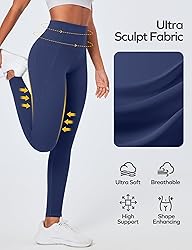 Ewedoos Compression Leggings with Pockets for Women