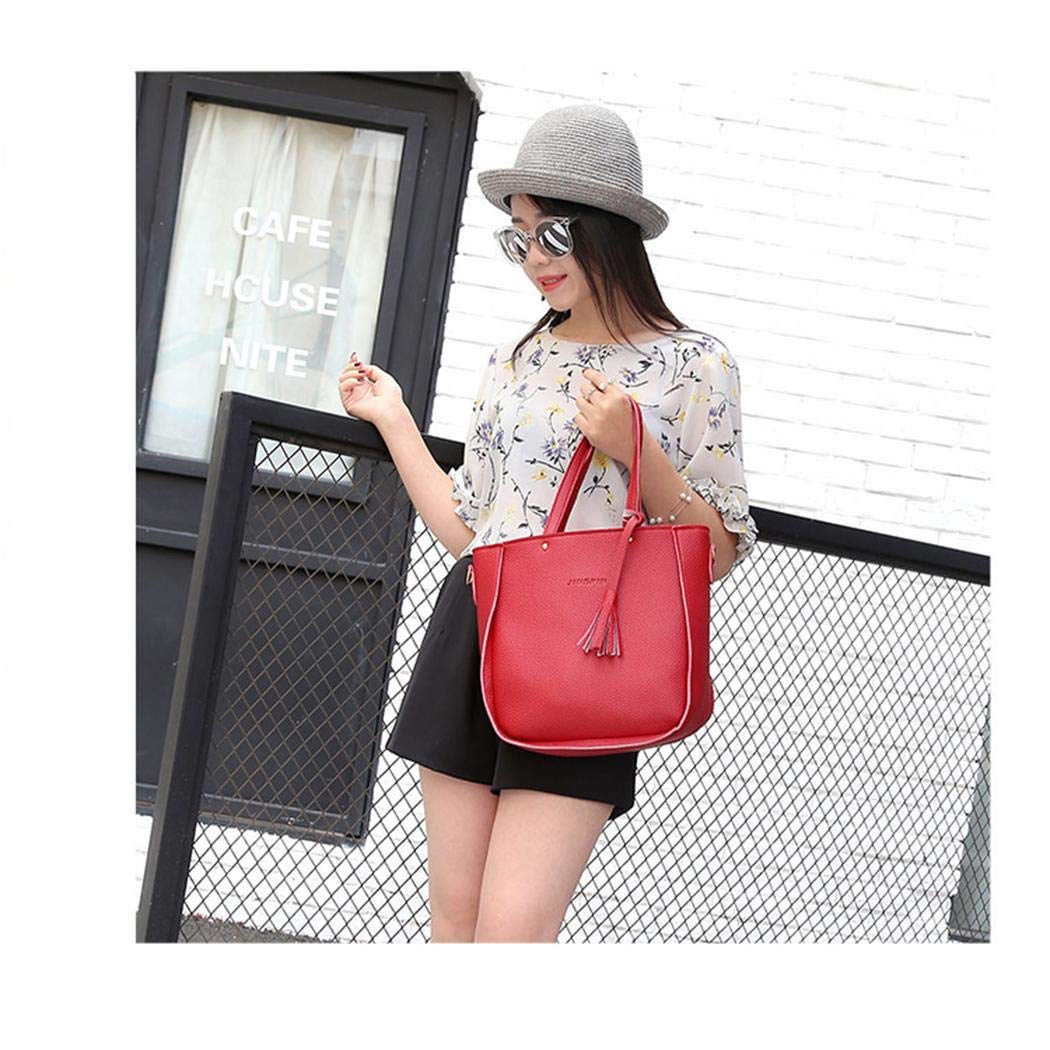 Zimrio 4Pcs/set Women Fashion Creative Leather Shoulder Bags Tote Handbag Wallet Handbags & Shoulder Bags