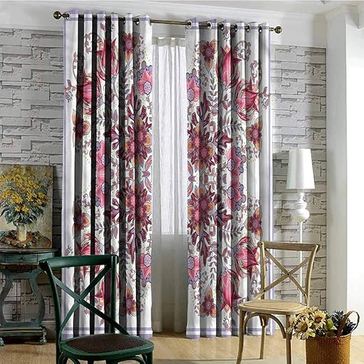 Amazon Com Blackout Curtains Panels For Bedroom Batik Spring