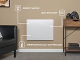 Adam Solis NDT-22B1 White Ceramic Core Electric Radiator 1000W view 3