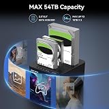 Cenmate 3 Bay HDD Docking Station USB 3.0 Clone Tool-Free 2.5/3.5 SATA SSD HDD view 2
