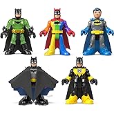Fisher-Price Imaginext DC Super Friends Batman Toys 80th Anniversary Collection Figure Set for Adults & Preschool Kids Ages 3