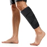 Cozyhealth Neoprene Calf Compression Brace, Adjustable Support Wrap for Muscle Strain, Shin Splints, Swelling Relief, Men and Women