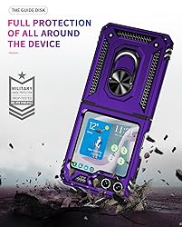 ONOLA for Samsung Galaxy Z Flip 5 Case with Hinge