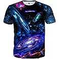 Linnhoy Men's Women's Shirts Unisex 3D Graphic Print Fashion T-Shirts for Adults Teens Novelty Casual Tee Tops Size S-XXL