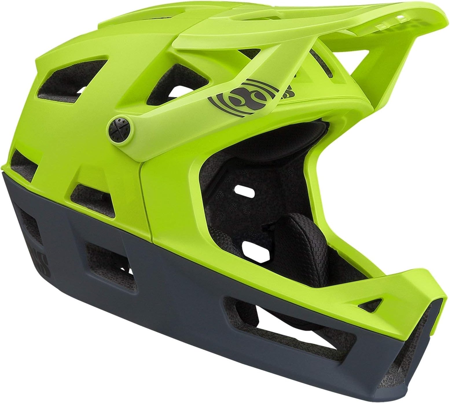 IXS Trigger FF Unisex Adult Mountain Bike Helmet, Lime Green, SM (54-58 cm)