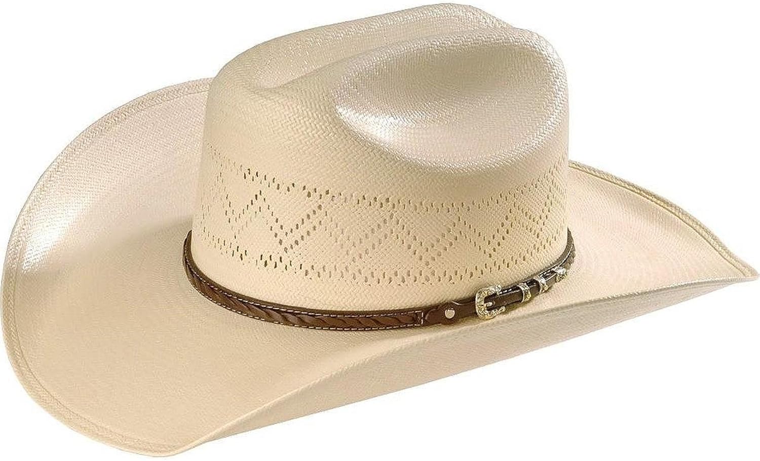 Larry Mahan Men's 10X Gold Star Straw Hat Mf 5242 Gold