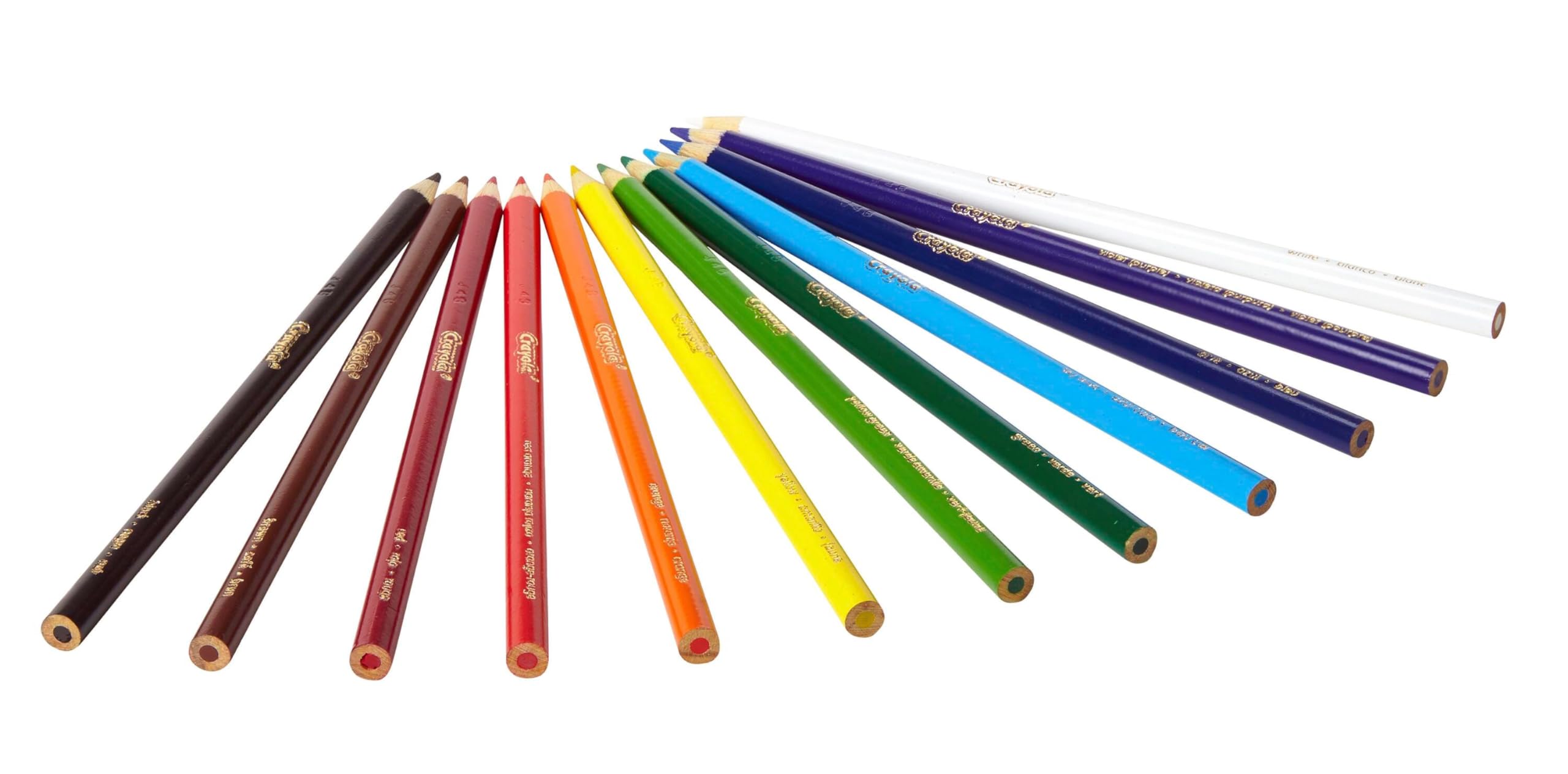 Crayola 68-4012 Colored Pencils, 12-Count, Assorted Colors (Pack of 6)