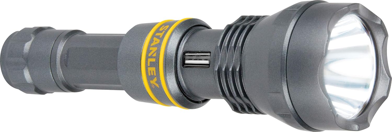 STANLEY TL450PS Rechargeable 450 Lumen Lithium Ion LED Flashlight with