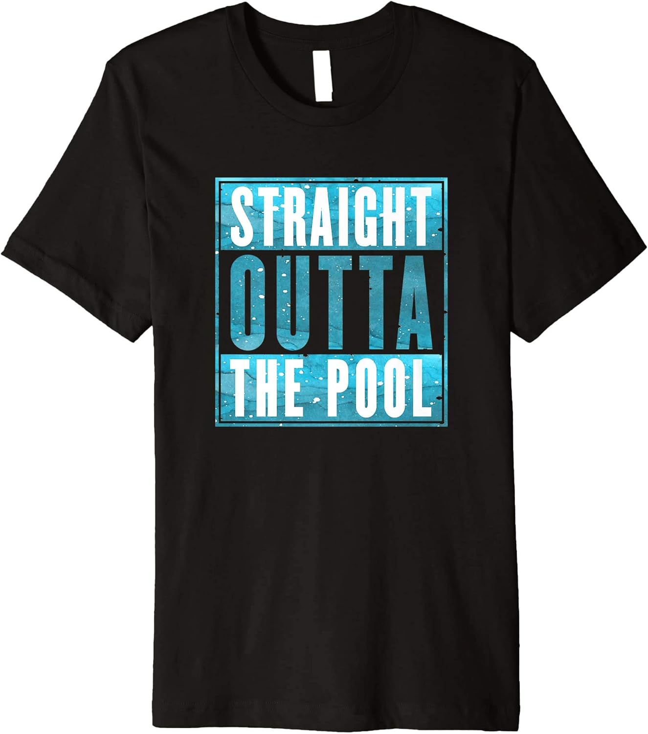 Straight Outta The Pool Swimming Tee Swimmer Shirt Swim Team Premium T