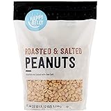 Amazon Brand - Happy Belly Roasted and Salted Peanuts, 44 Ounce