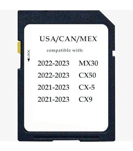 Updated GPS Navigation SD Card TD2K66EZ1 for Mazda CX-5, CX-9, CX