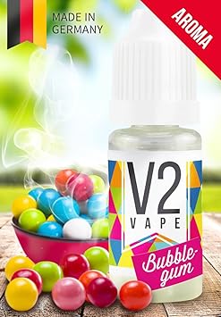 V2 Vape Bubblegum/Kaugummi AROMA/KONZENTRAT hochdosiertes Premium Lebensmittel-Aroma zum selber mischen von E-Liquid/Liquid-B