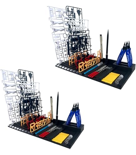 Organizador Para Kits Gundam - Suporte Com 12 Compartimentos Ajustáveis