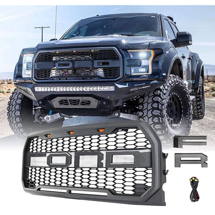 Buy Front Grill For F150 Fd F150 2015 2016 2017 Raptor Style Grille