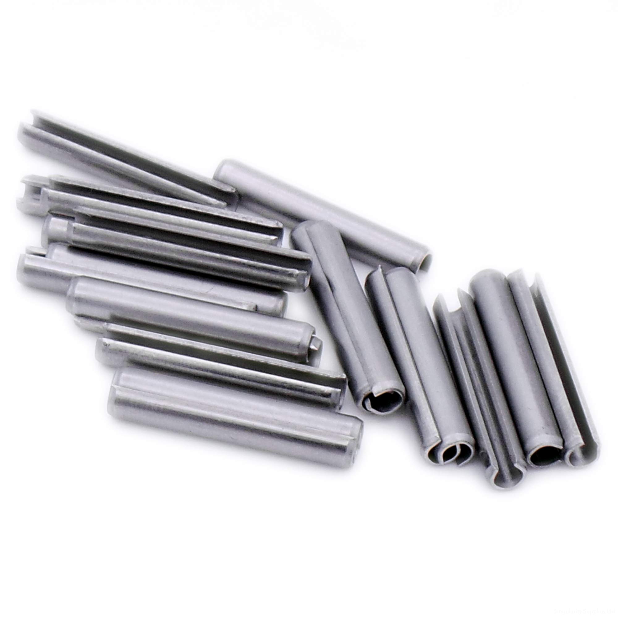 D2 (2mm x 14mm) Slotted Spring Pin (Heavy) - Stainless Steel (A1) (Pack of 20)