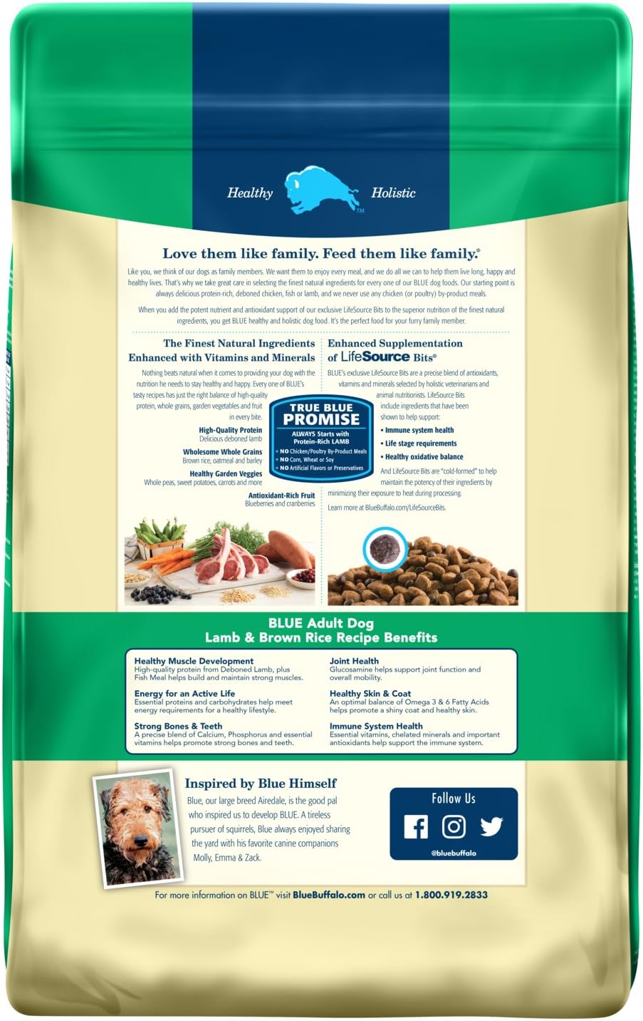 blue buffalo dog food lamb