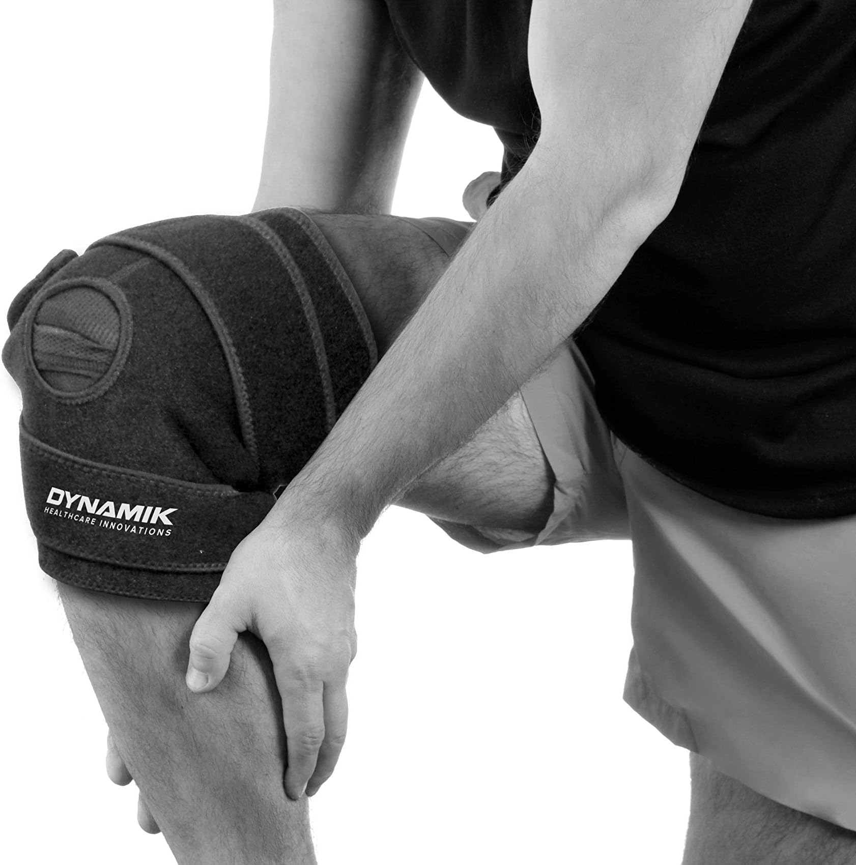 Dynamik Products - Premium Hot/Cold Pack with Neoprene Wrap for Knee Pain Relief