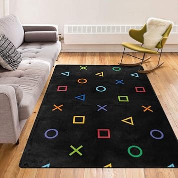 N/A Alfombra de área para sala de estar, comedor, dormitorio, lavable