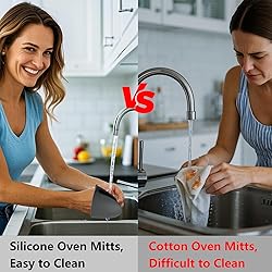 ChufanMomsil 6 Pack Mini Oven Mitts Silicone Pot